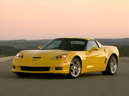 Chevy Corvette Z06 Pretty much this except with the single black rally